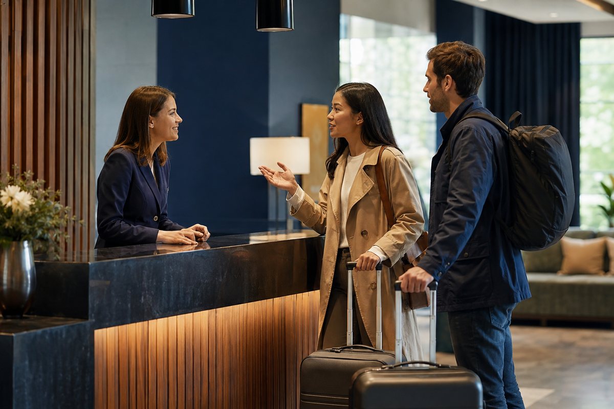 La lingua inglese in hotel
