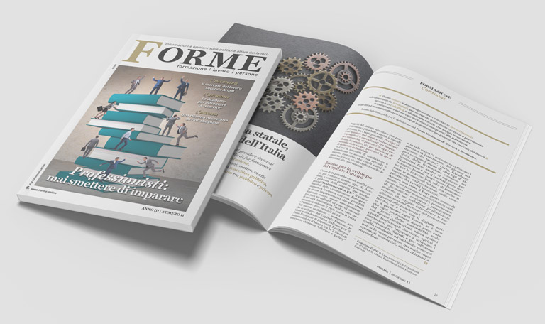 Rivista Forme &mdash; copertina e interno